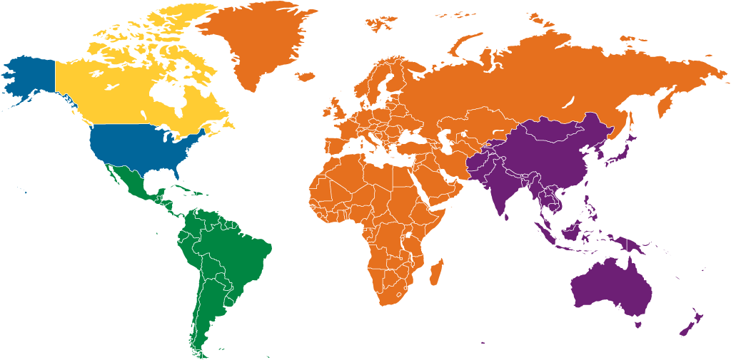 IEEE Regional Map