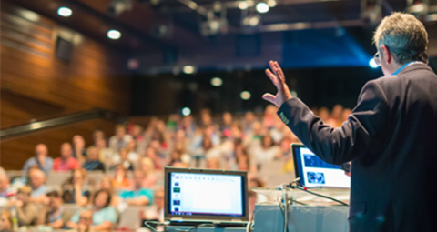 Stock photo representing a lecture