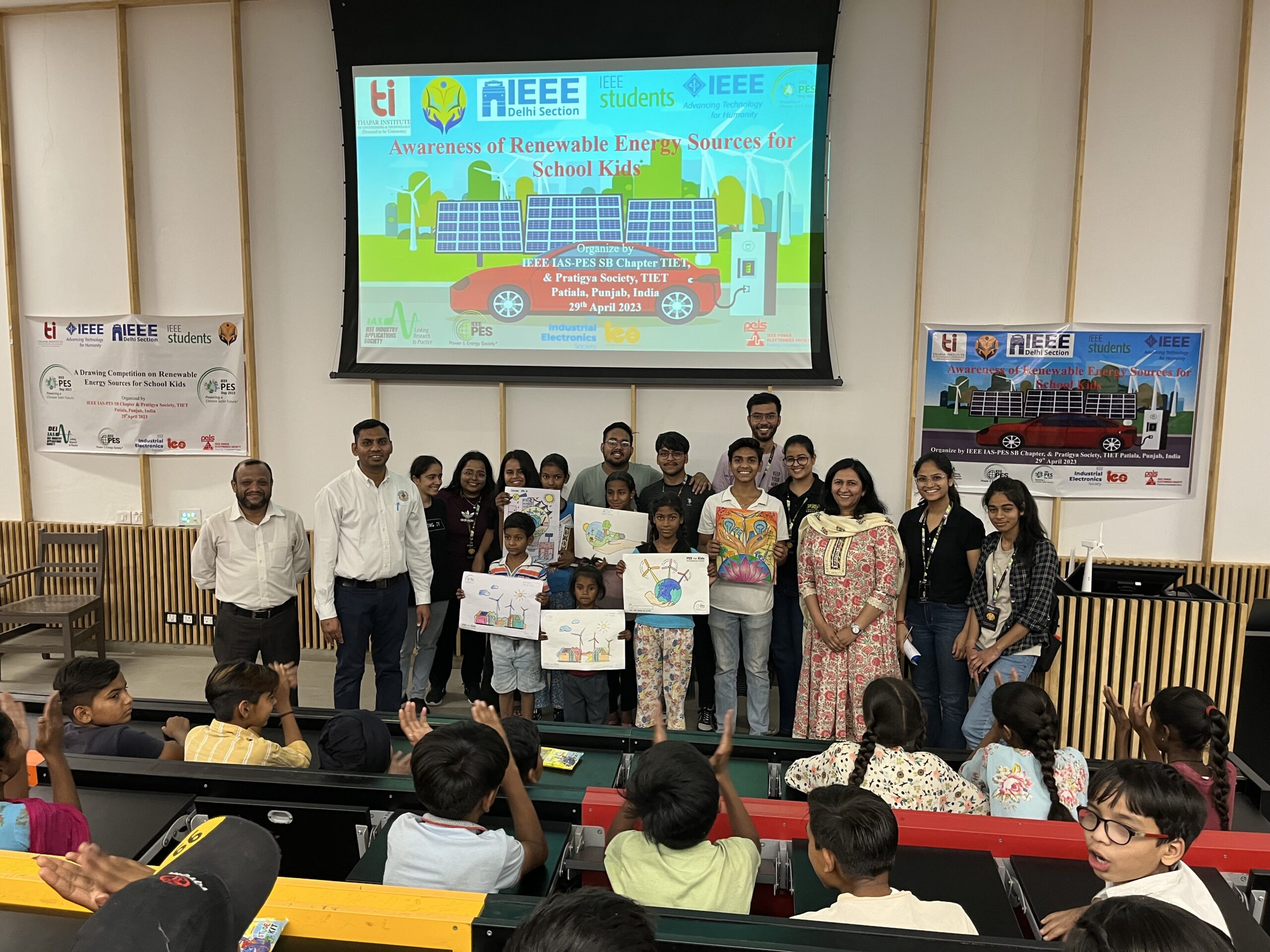 Awareness of Renewable Energy Sources for School Kids - IEEE Thapar Institute of Engineering and Technology, Patiala, Punjab, India